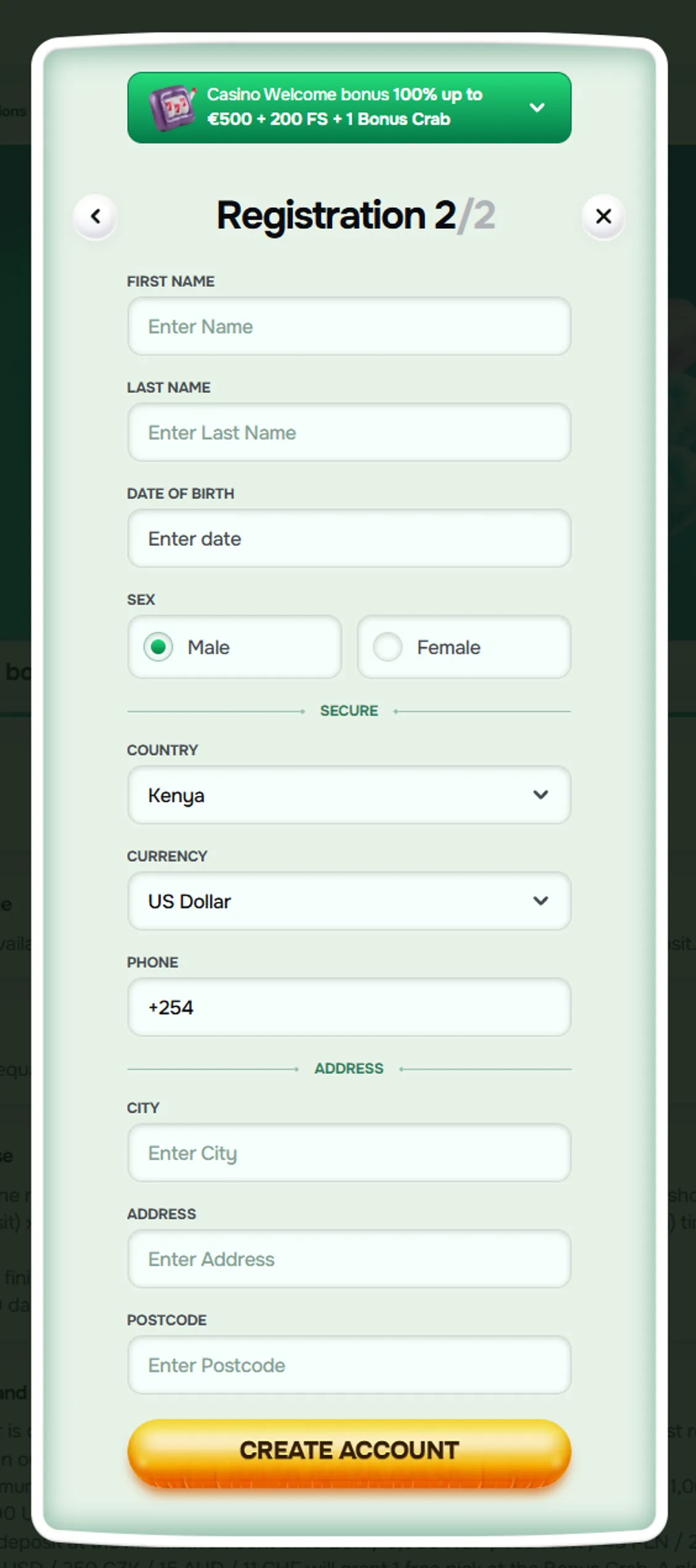 One bet app